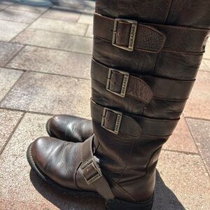 Durango Brown Leather Motorcycle Boots 6